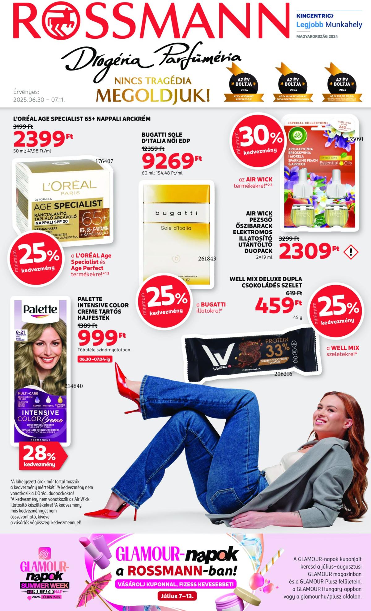 Rossmann akciós újság, érvényes 06.30. - 07.11.