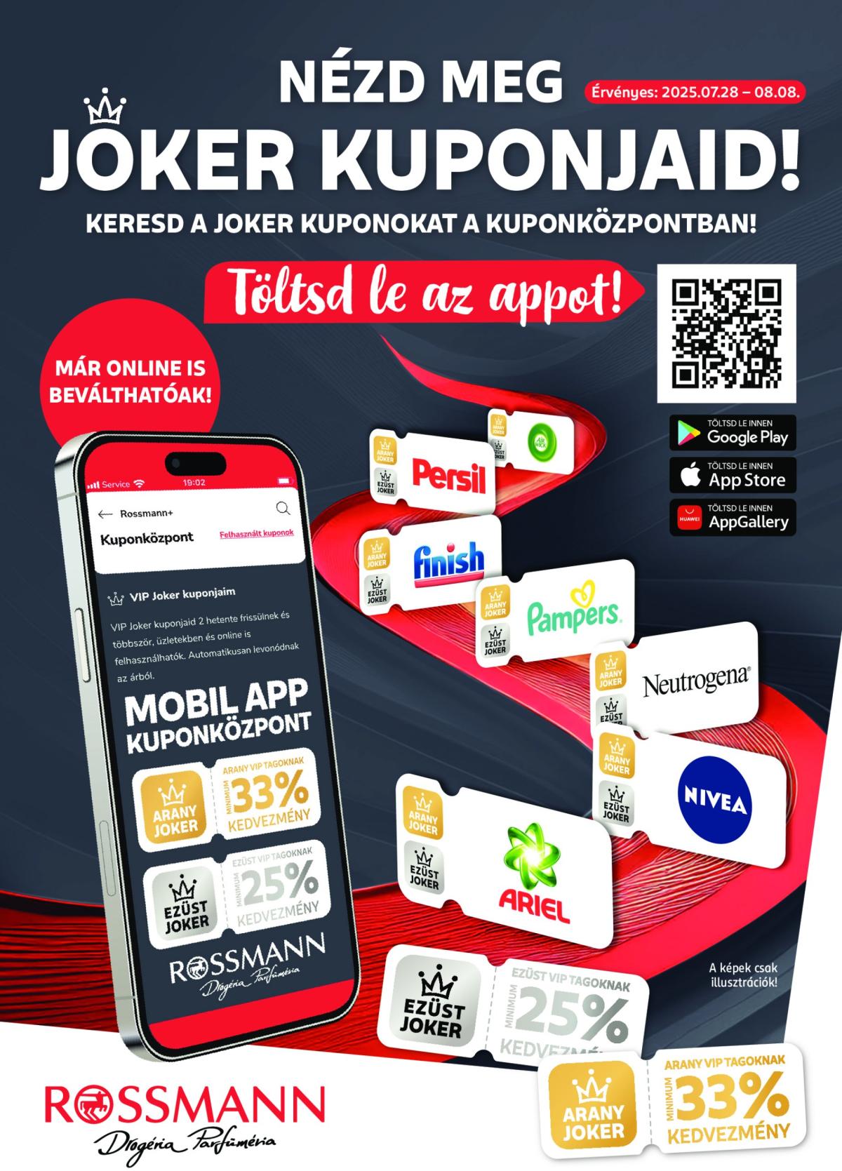 Rossmann - Kuponjaid akciós újság, érvényes 07.28. - 08.08.