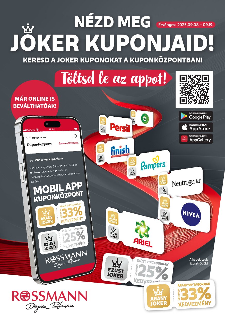 Rossmann - Kuponjaid akciós újság, érvényes 09.08. - 09.19.