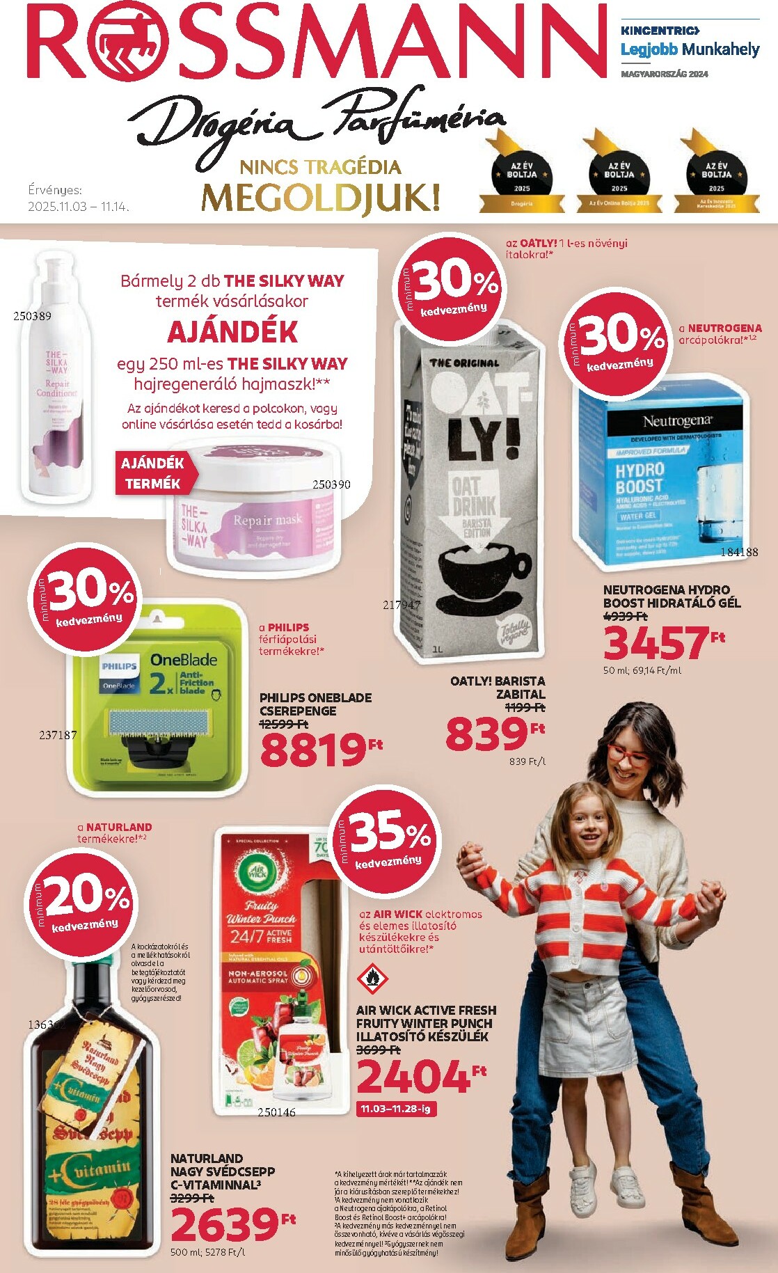 Rossmann akciós újság, érvényes 11.03. - 11.14.
