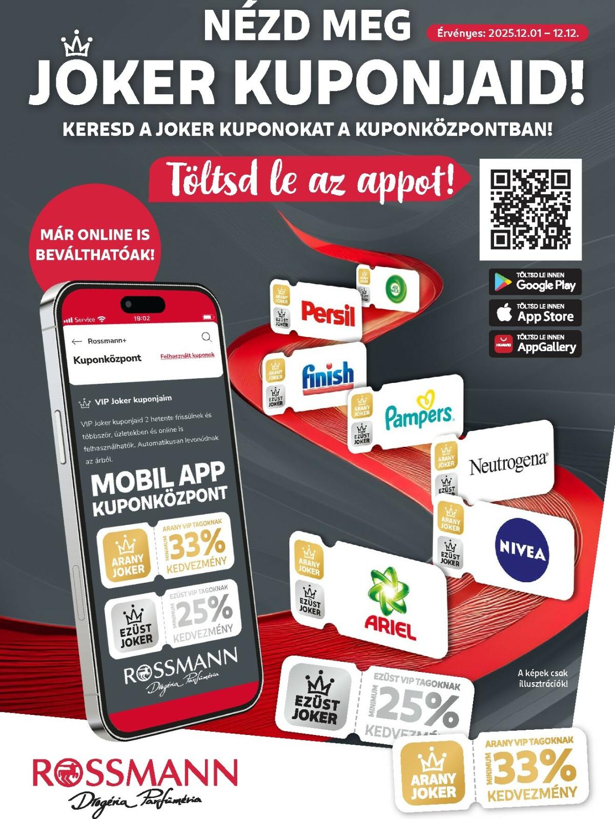 Rossmann - Kuponjaid akciós újság, érvényes 12.01. - 12.12.