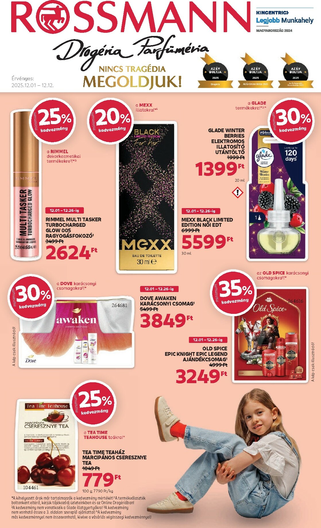 Rossmann akciós újság, érvényes 12.01. - 12.12.