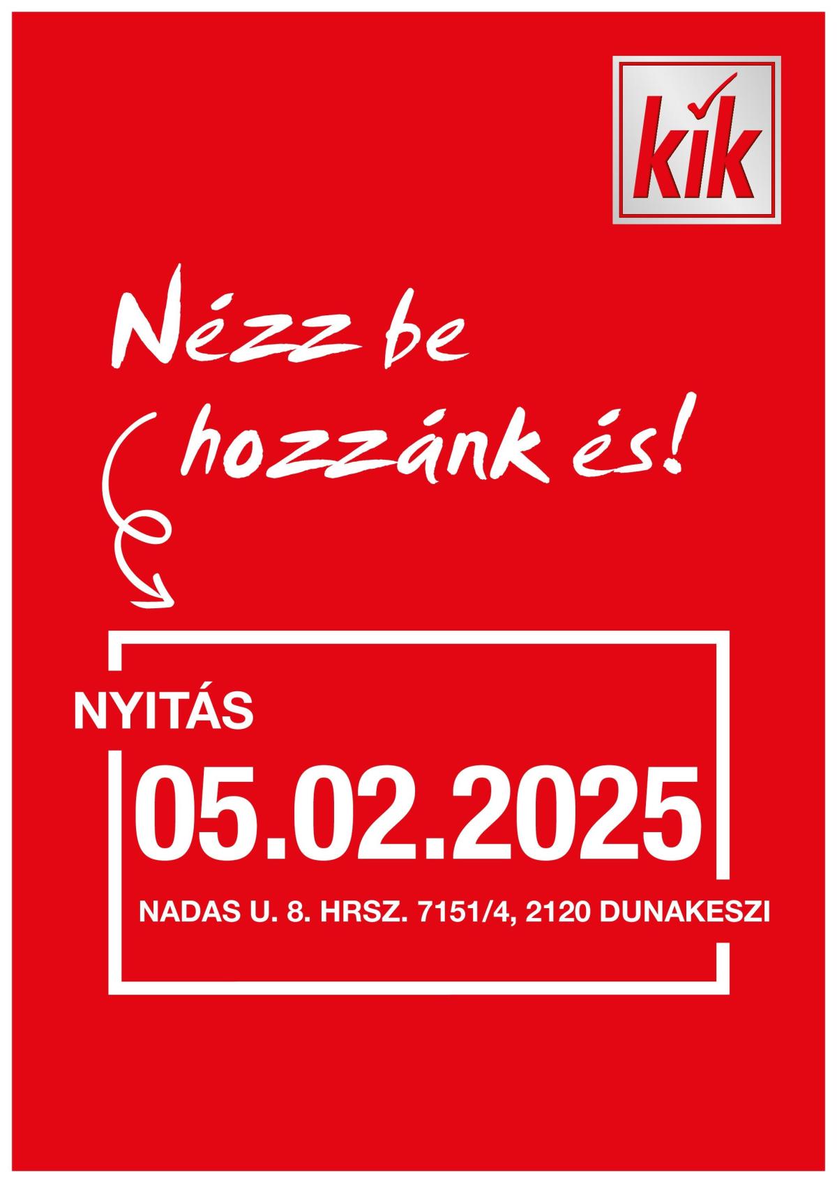 KiK - Dunakeszi akciós újság, érvényes 02.05. - 02.05.