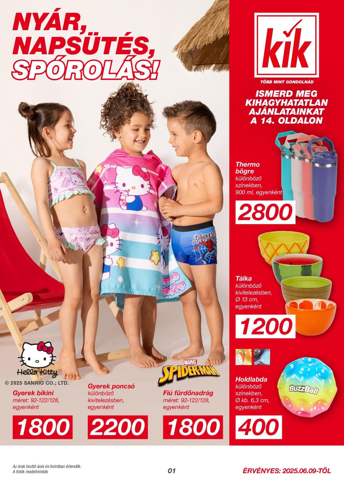 KiK akciós újság, érvényes 06.09. - 07.11.