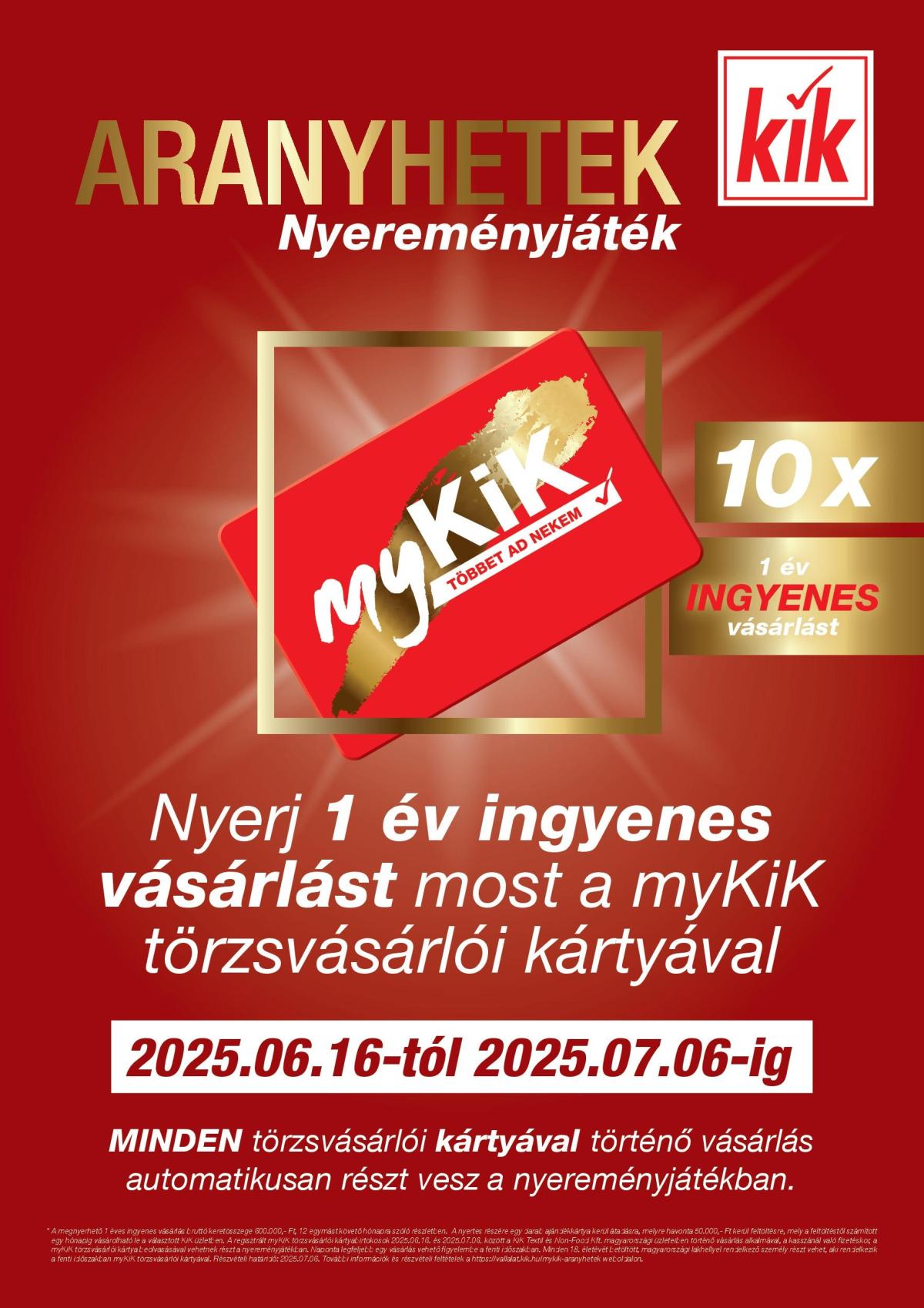 KiK - myKik akciós újság, érvényes 06.16. - 07.06.