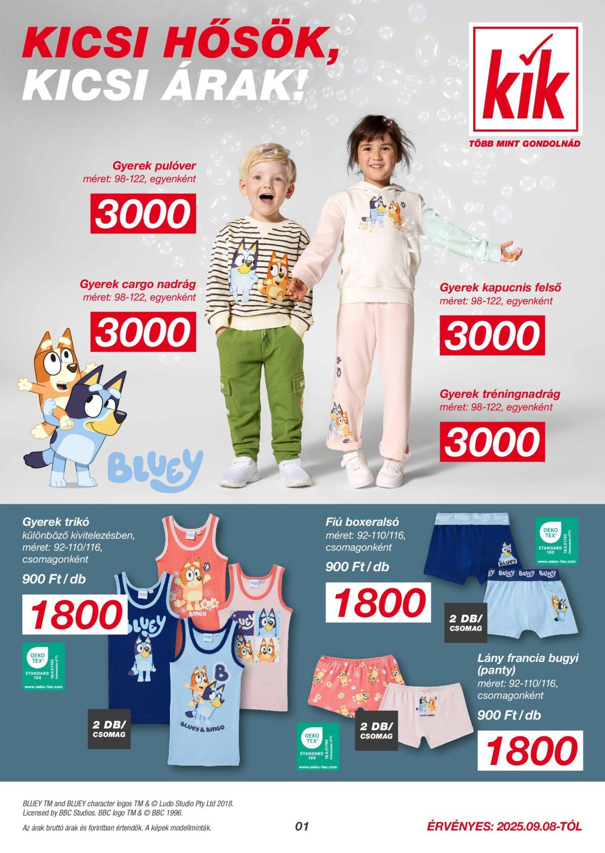 KiK akciós újság, érvényes 09.14. - 09.28.