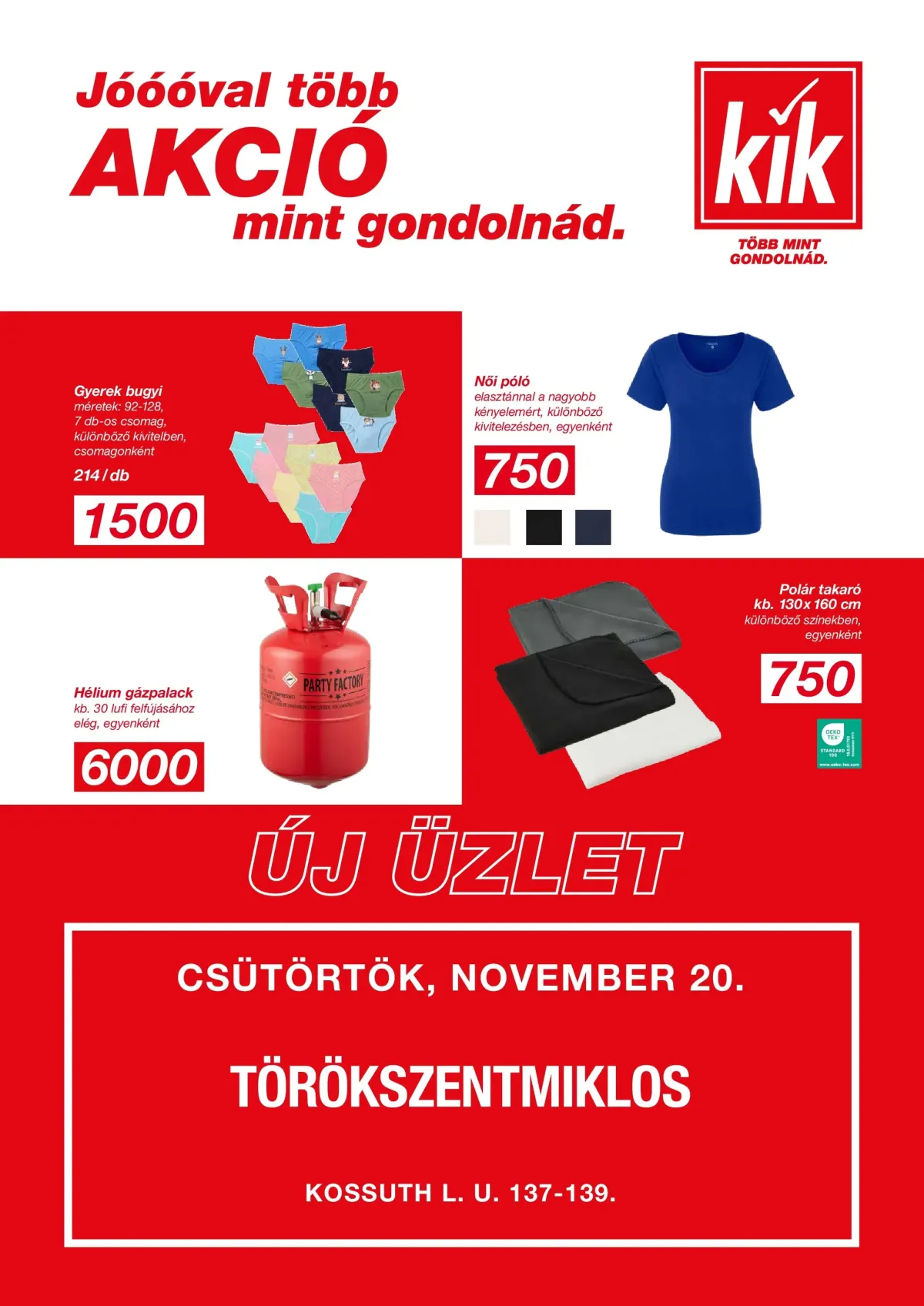 KiK - Újság akciós újság, érvényes 11.19. - 11.20.