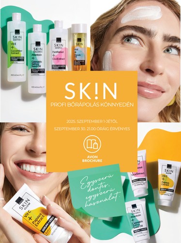 Avon - Skin Profi akciós újság, érvényes 09.01. - 09.30.