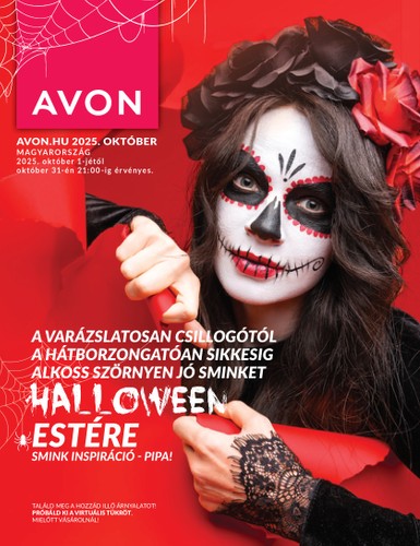 Avon - Halloween katalógus akciós újság, érvényes 10.01. - 10.31.