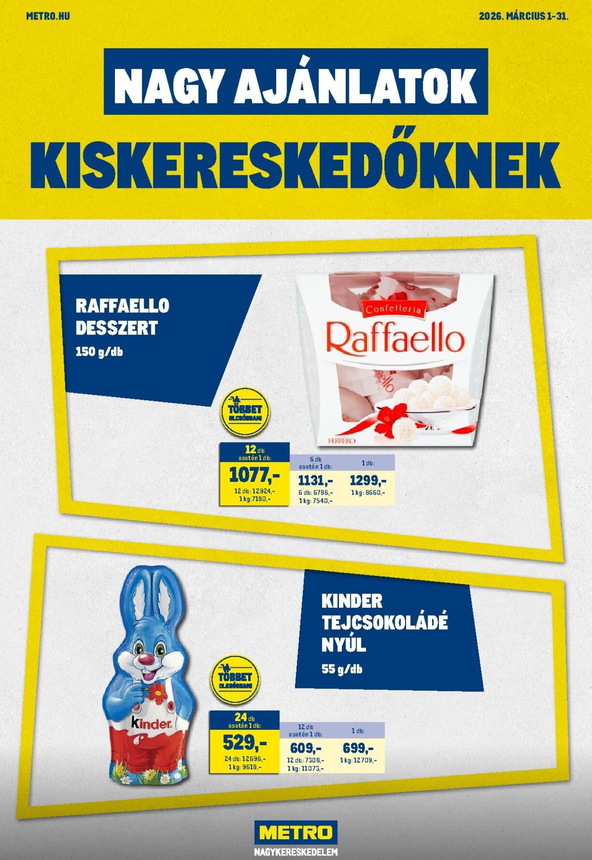 Metro - Nagy Ajánlatok Kiskereskedőknek akciós újság, érvényes 2026.03.01. - 2026.03.31.