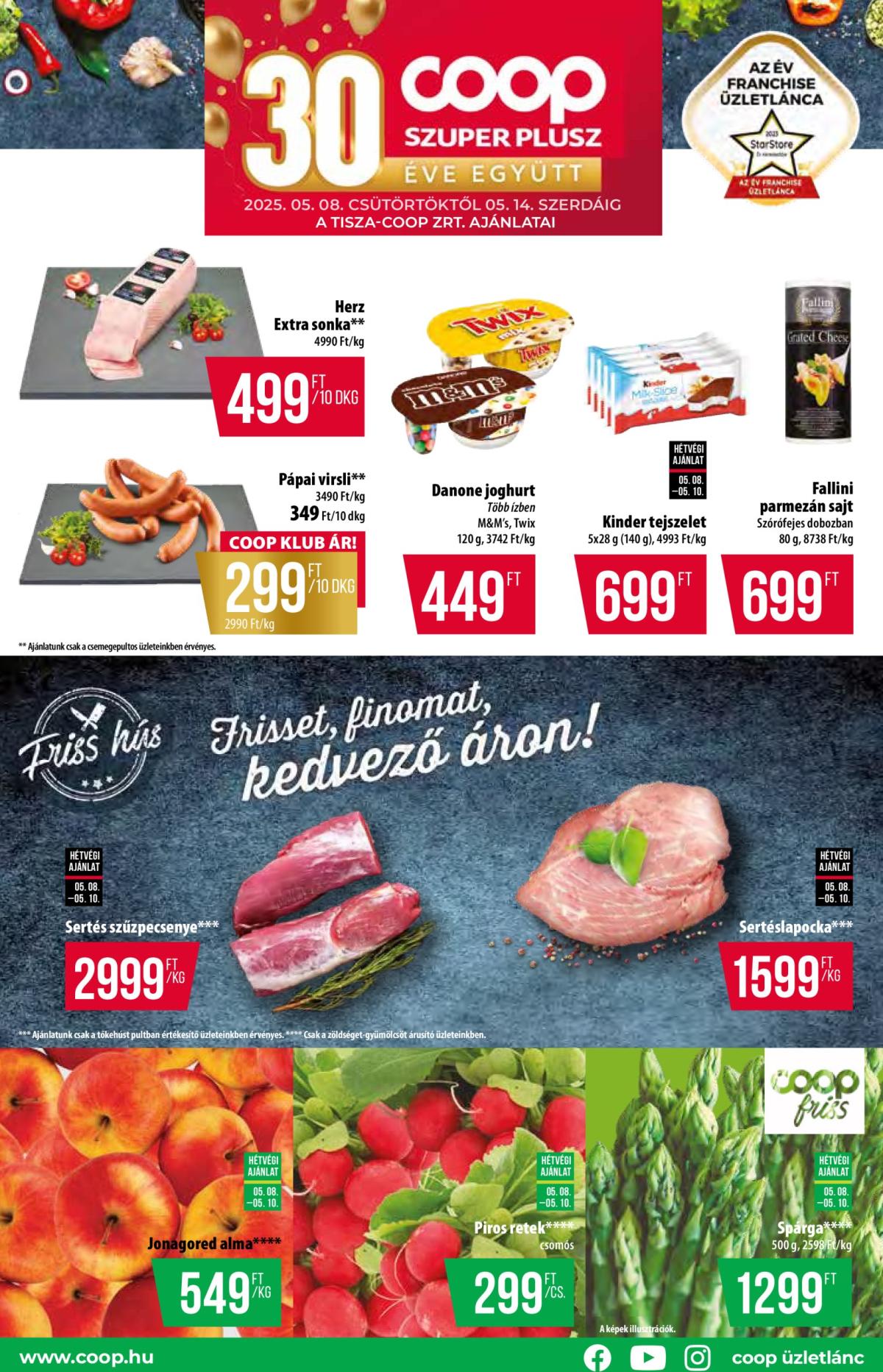 Coop - Szuper Plusz akciós újság, érvényes 05.08. - 05.14.