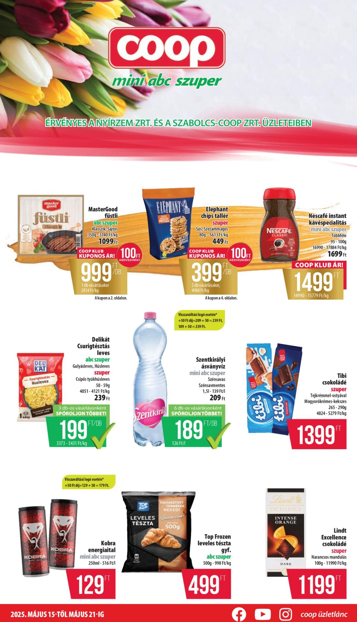 Coop - Nyírzem/Szabolcs Coop akciós újság, érvényes 05.15. - 05.21.