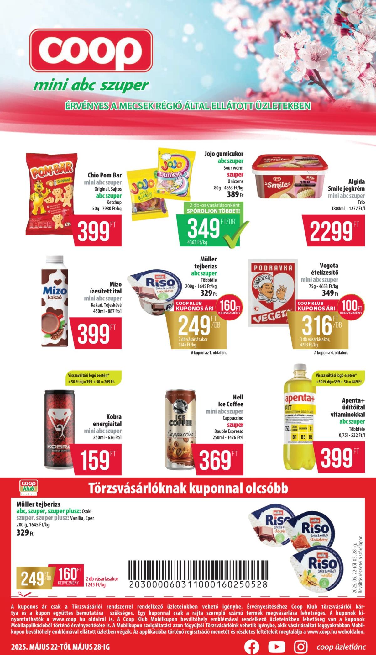 Coop - Mecsek akciós újság, érvényes 05.22. - 05.28.