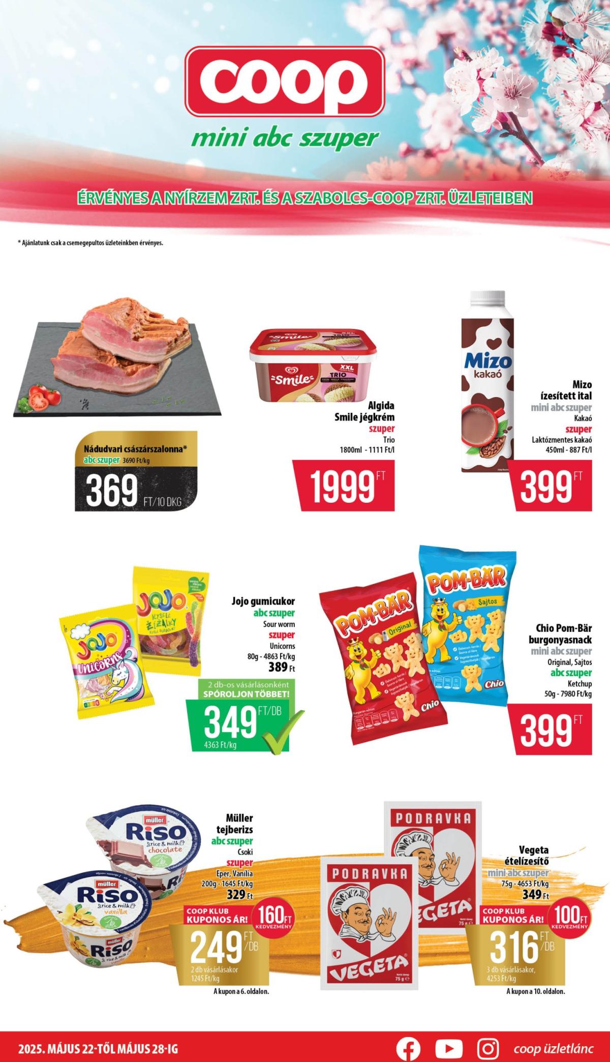 Coop - Nyírzem/Szabolcs Coop akciós újság, érvényes 05.22. - 05.28.
