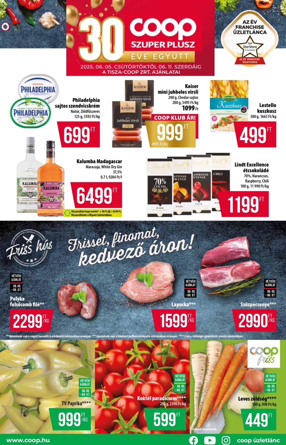 Coop - Szuper Plusz akciós újság, érvényes 06.05. - 06.11.