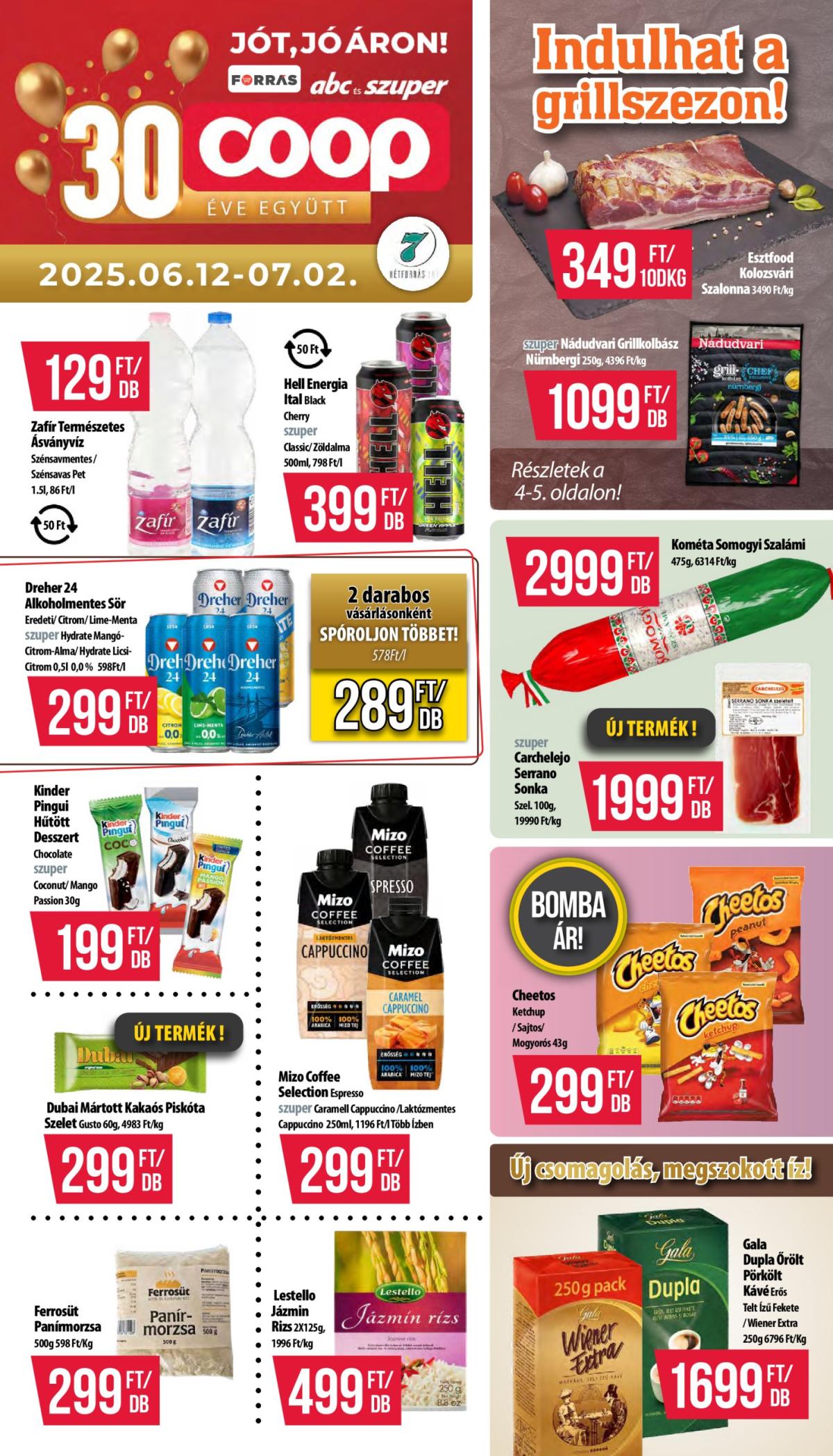 Coop - Hétforrás akciós újság, érvényes 06.12. - 07.02.
