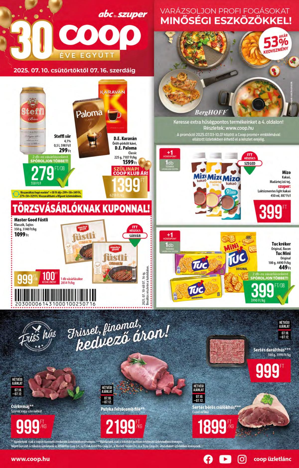 Coop - Abc-Szuper akciós újság, érvényes 07.10. - 07.16.