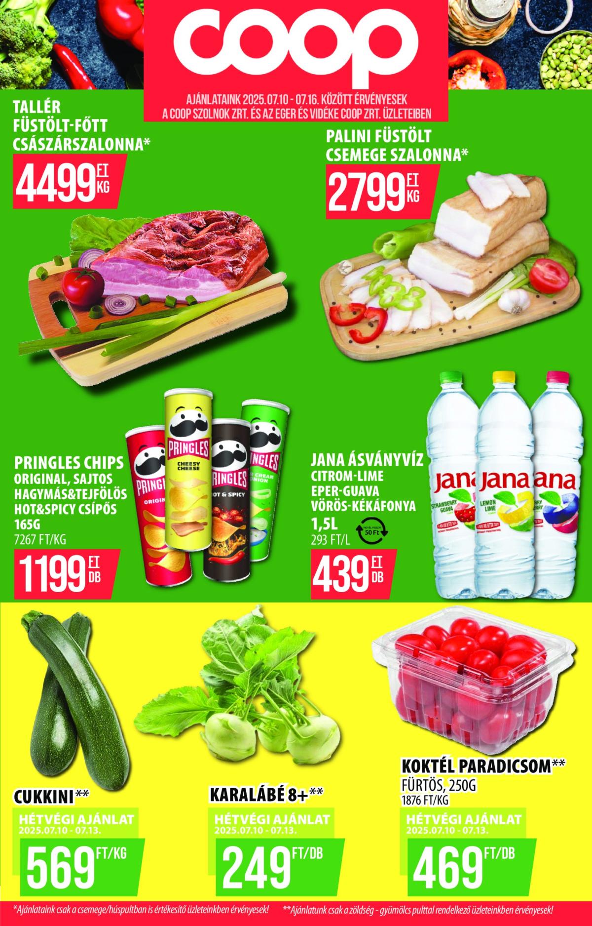 Coop - Szolnok akciós újság, érvényes 07.10. - 07.16.