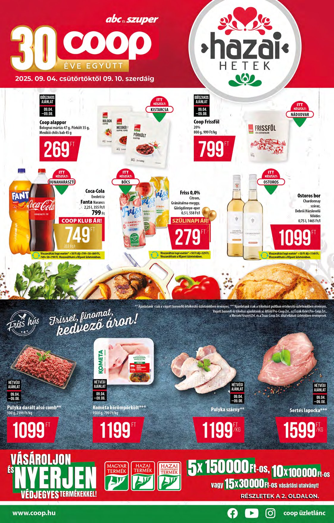 Coop - Abc-Szuper akciós újság, érvényes 09.04. - 09.10.