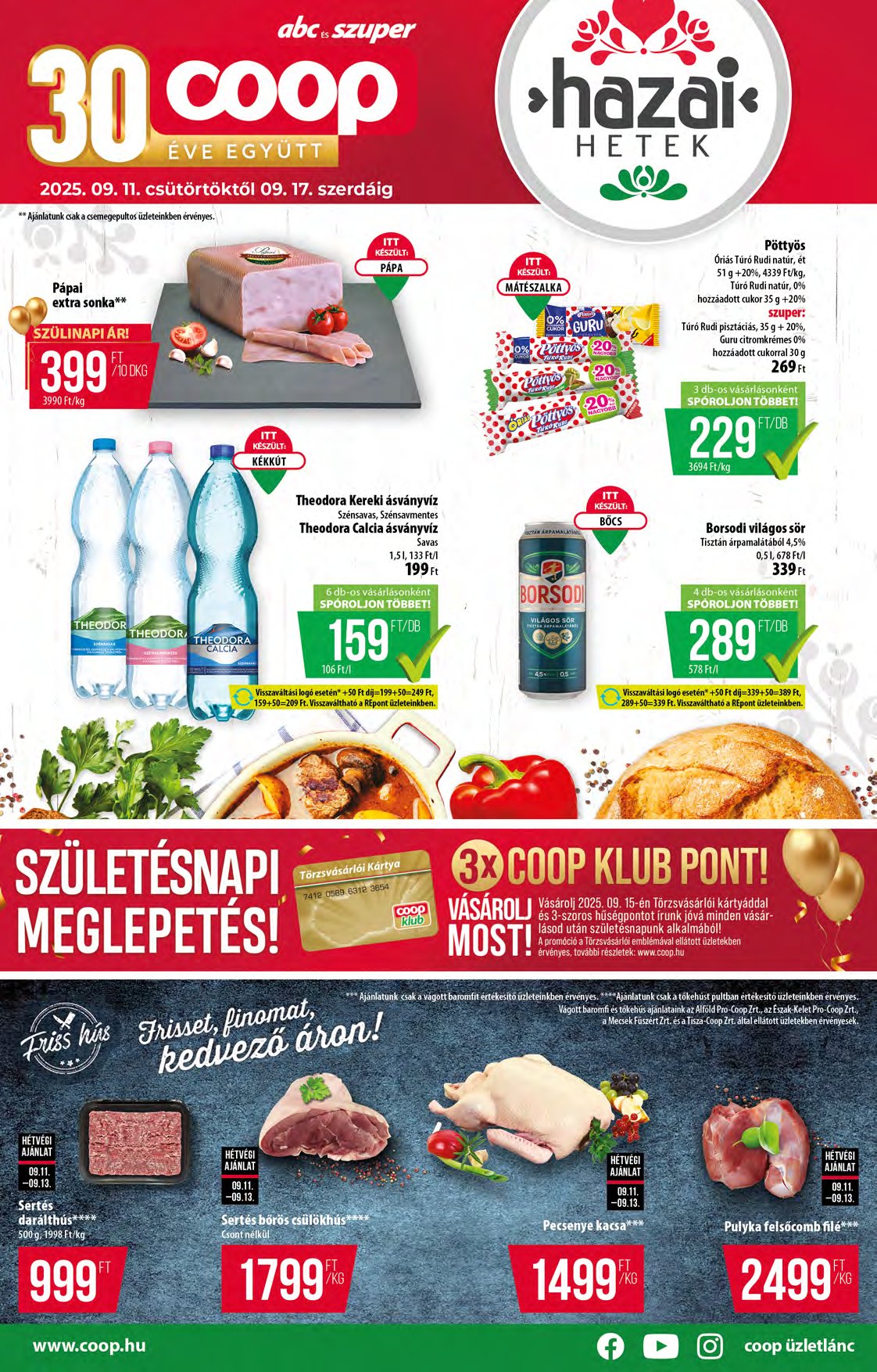 Coop - Abc-Szuper akciós újság, érvényes 09.11. - 09.17.