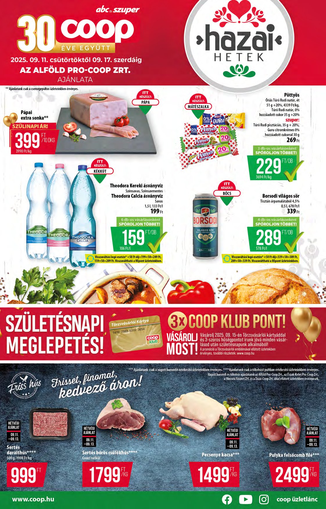 Coop - Alföld - Abc-Szuper akciós újság, érvényes 09.11. - 09.17.