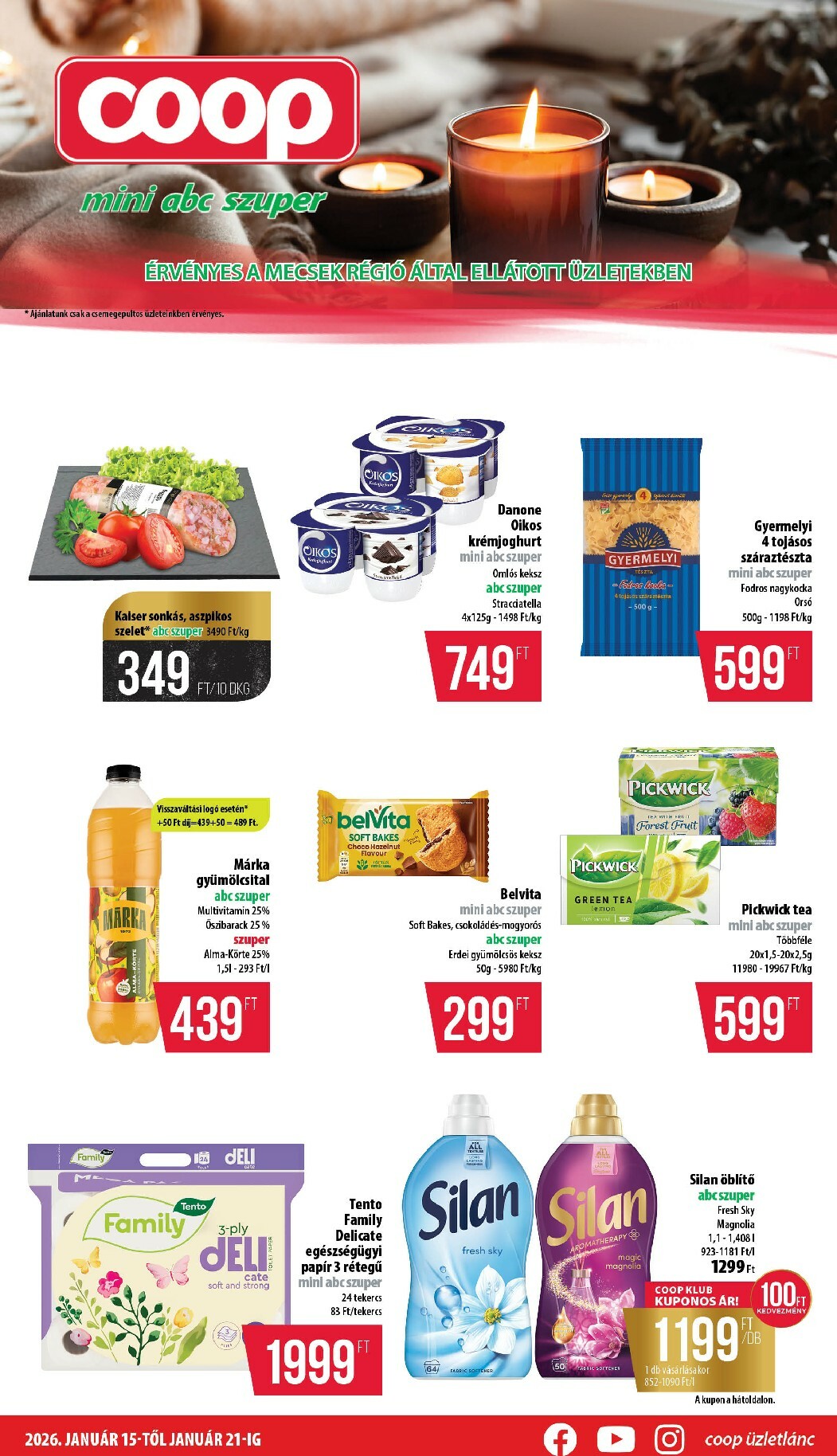 Coop - Mecsek akciós újság, érvényes 01.15. - 01.21.