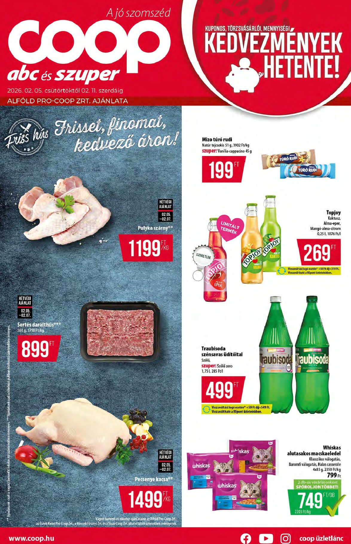 Coop - Abc Szuper Alföld akciós újság, érvényes 2026.02.05. - 2026.02.11.