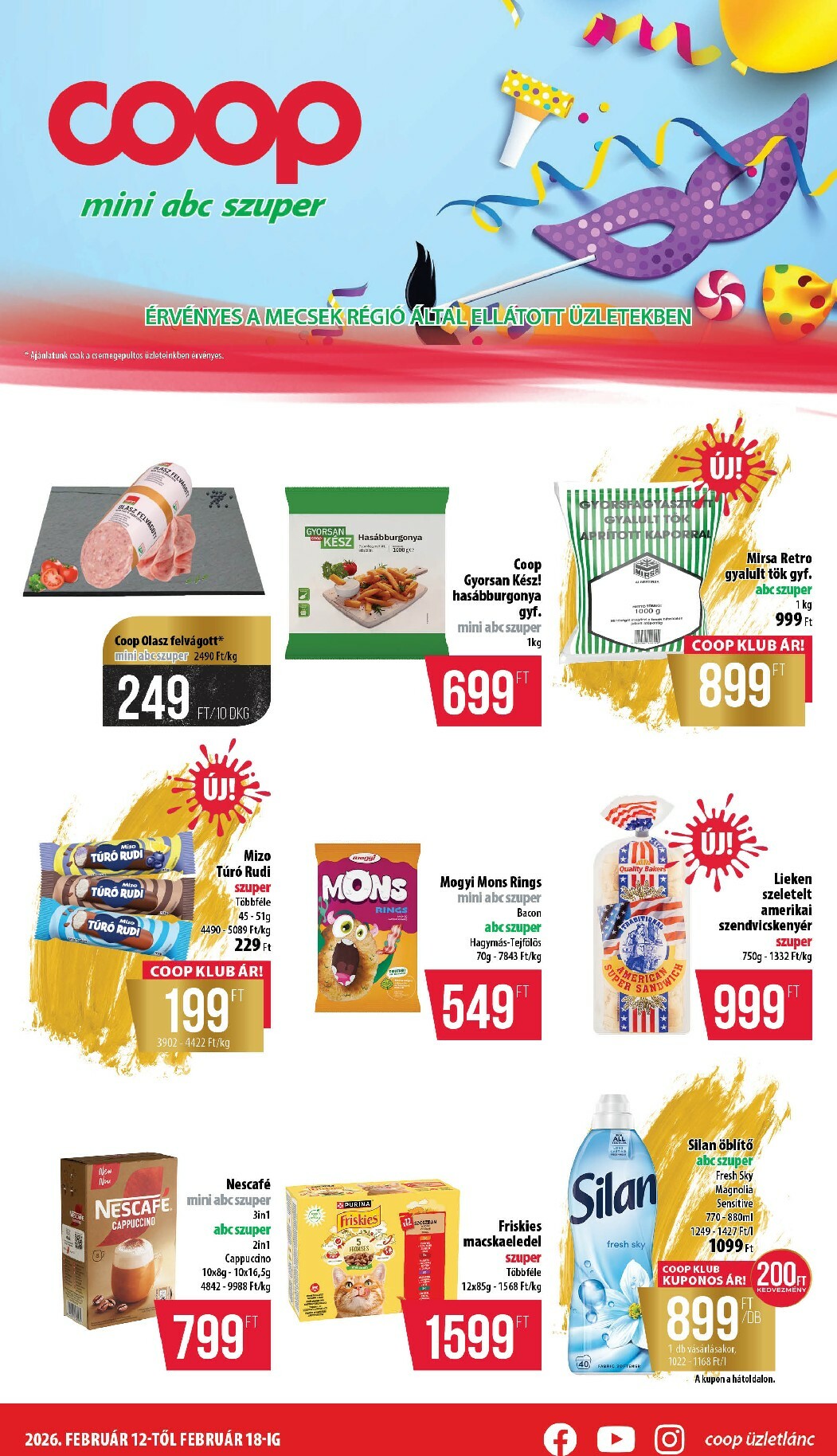 Coop - Mecsek akciós újság, érvényes 2026.02.12. - 2026.02.18.