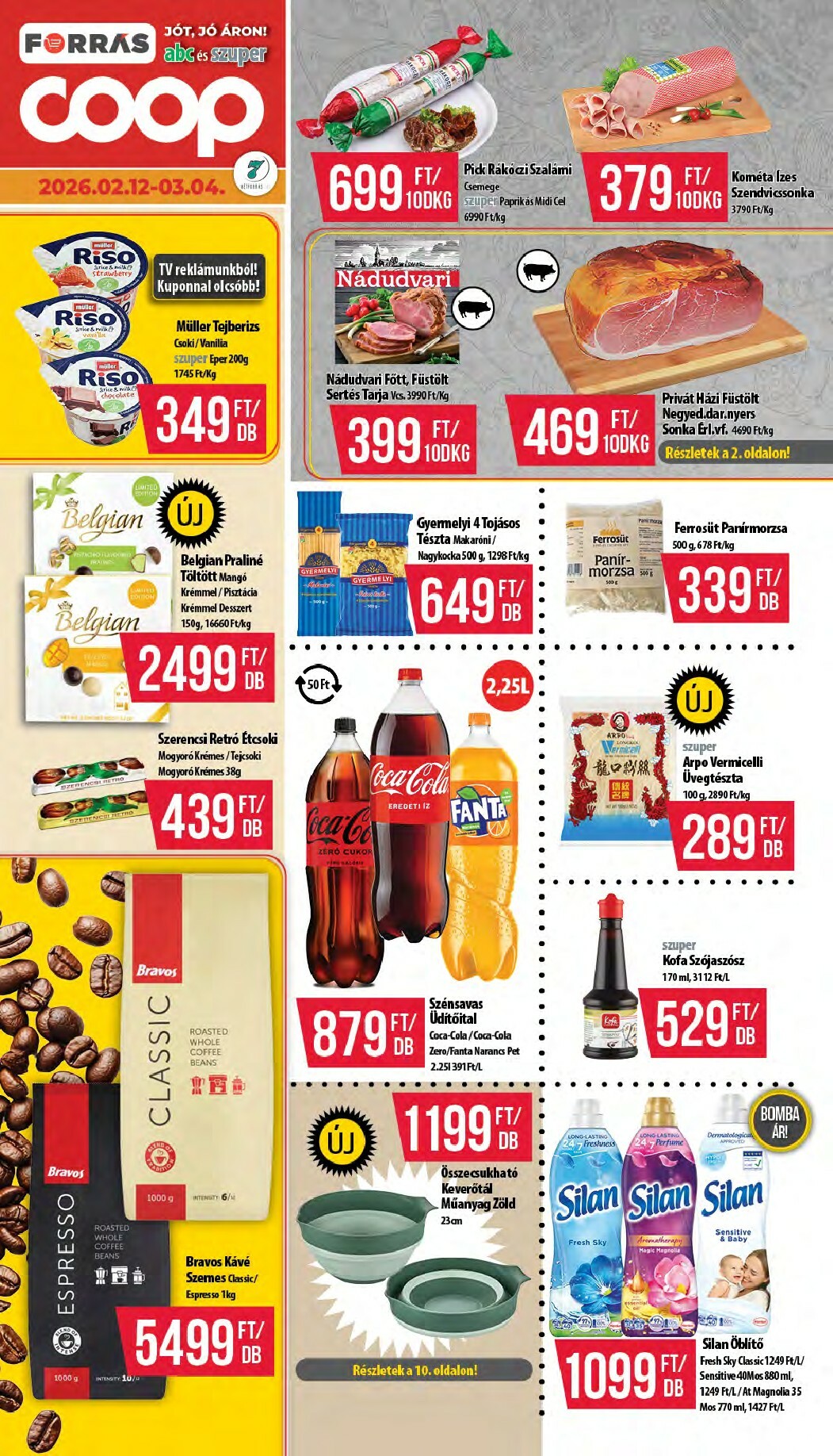 Coop - Hétforrás akciós újság, érvényes 2026.02.12. - 2026.03.04.