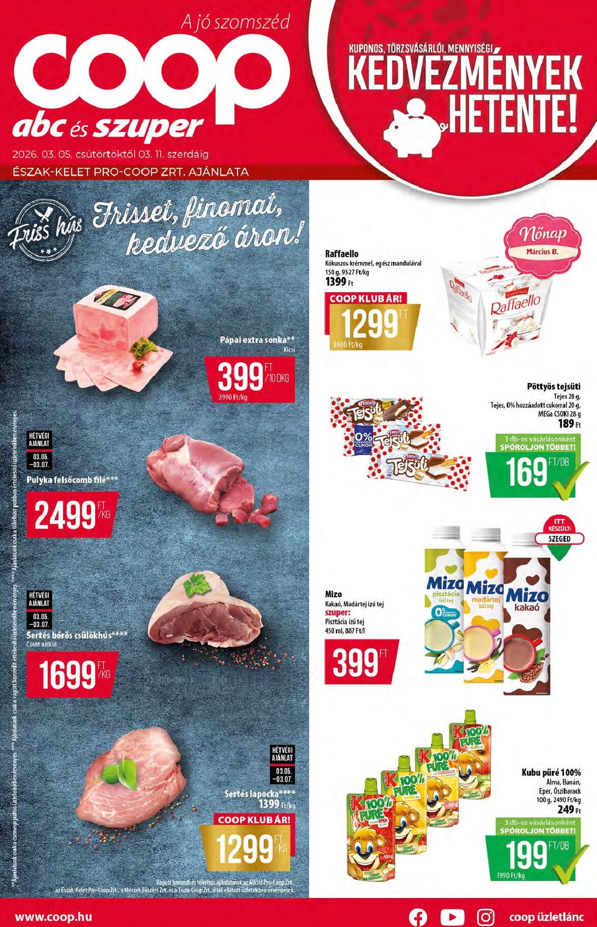 Coop - Abc Szuper Észak-Kelet akciós újság, érvényes 2026.03.05. - 2026.03.11.