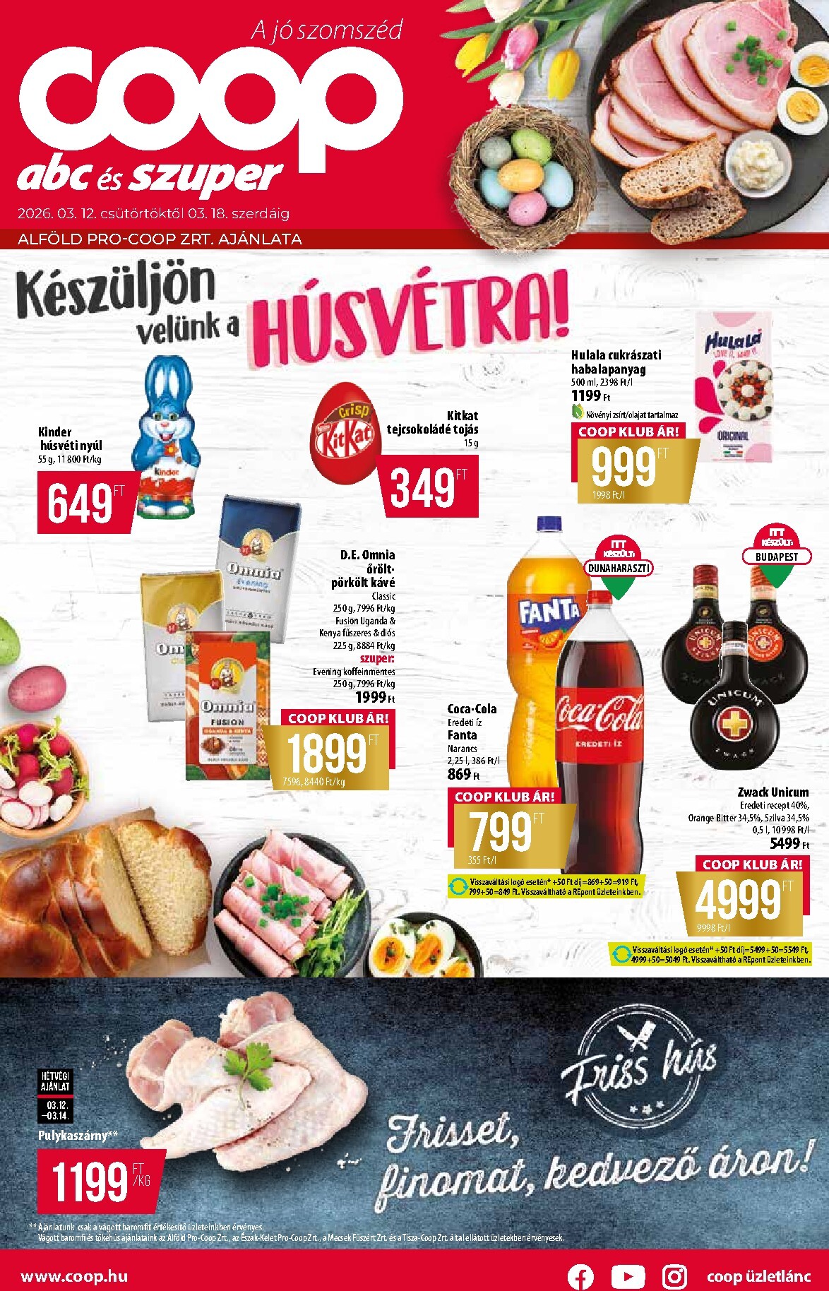 Coop - Alföld - Abc-Szuper akciós újság, érvényes 2026.03.12. - 2026.03.18.