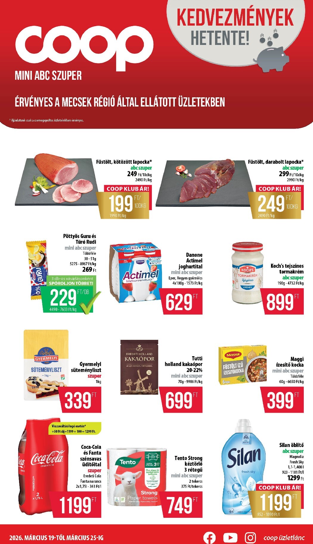 Coop - Mecsek akciós újság, érvényes 2026.03.19. - 2026.03.25.