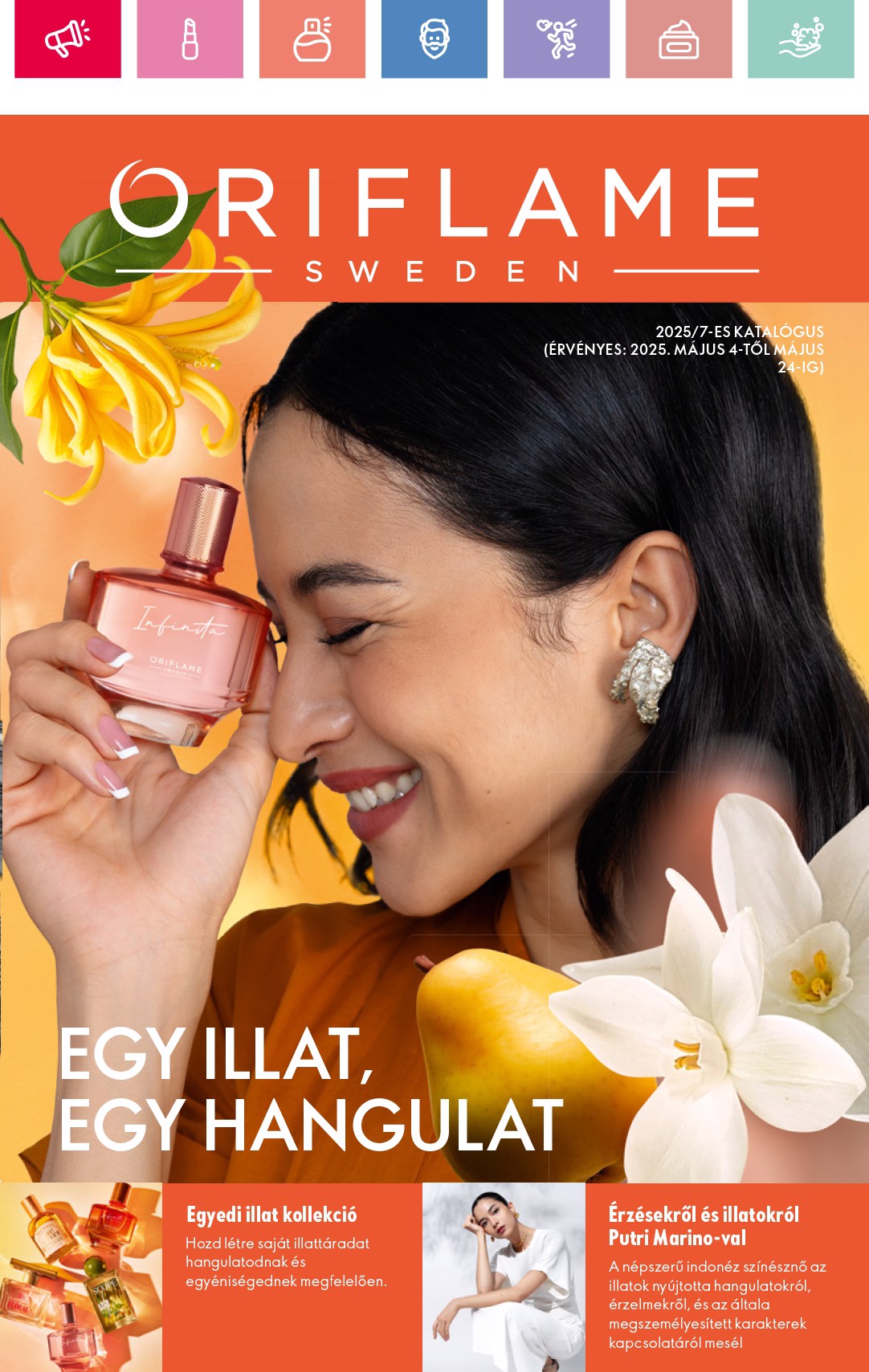 Oriflame akciós újság, érvényes 05.04. - 05.24.