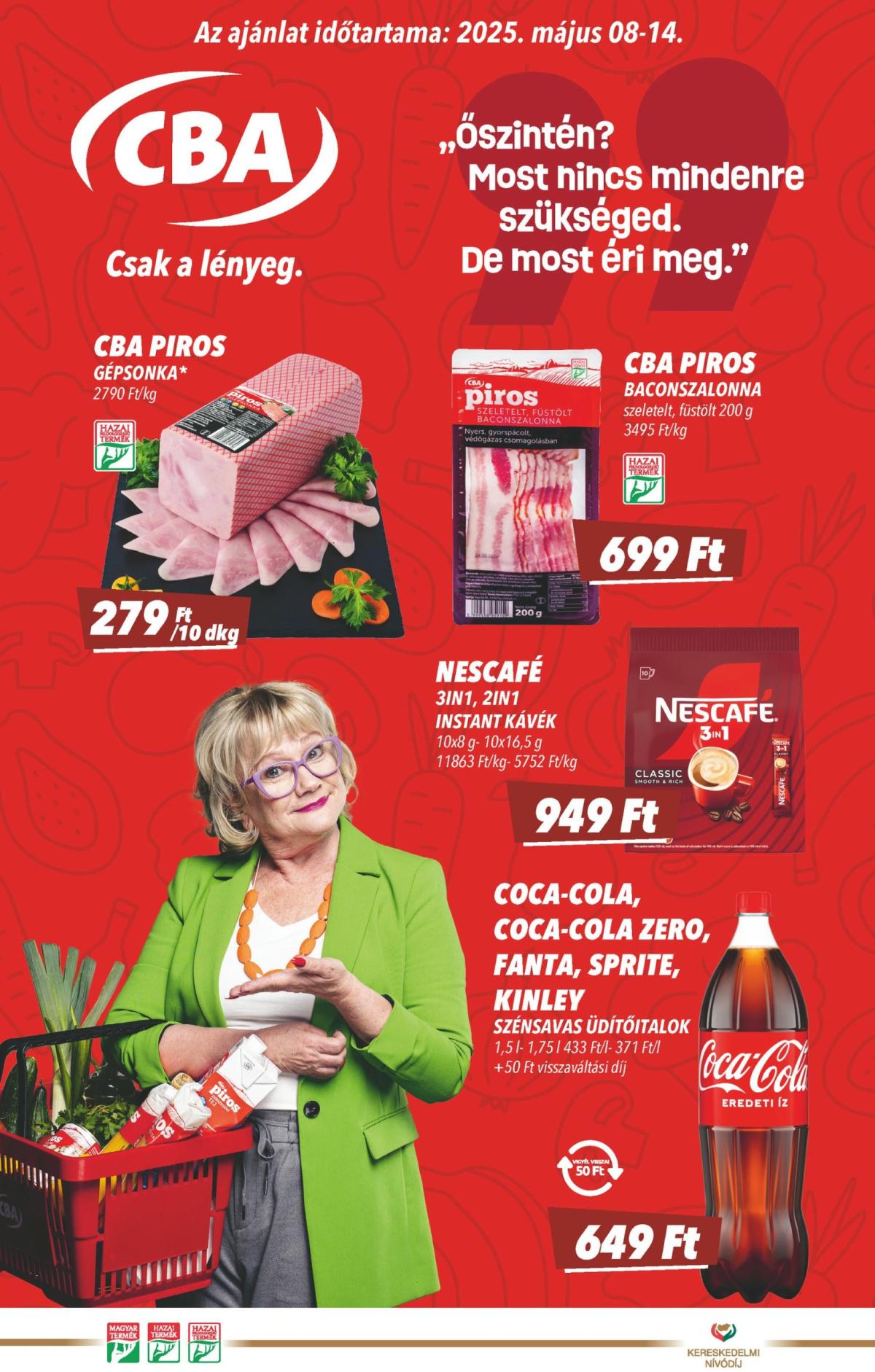 CBA akciós újság, érvényes 05.08. - 05.14.