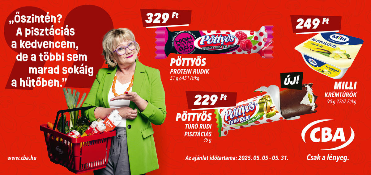 CBA akciós újság, érvényes 05.05. - 05.31.