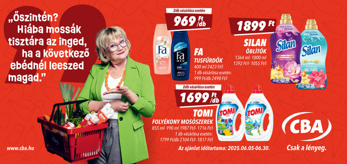 CBA akciós újság, érvényes 06.05. - 06.30.