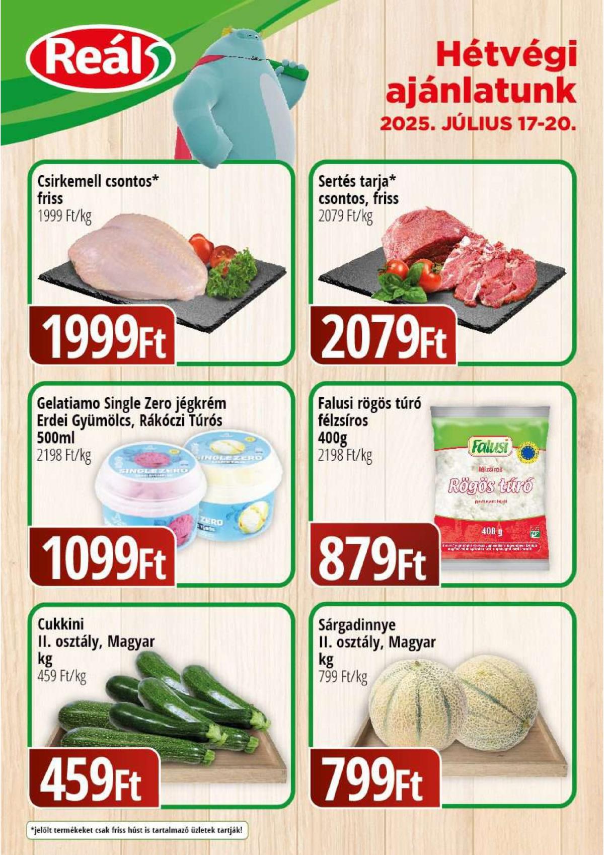 Reál - Kisalföld akciós újság, érvényes 07.17. - 07.20.