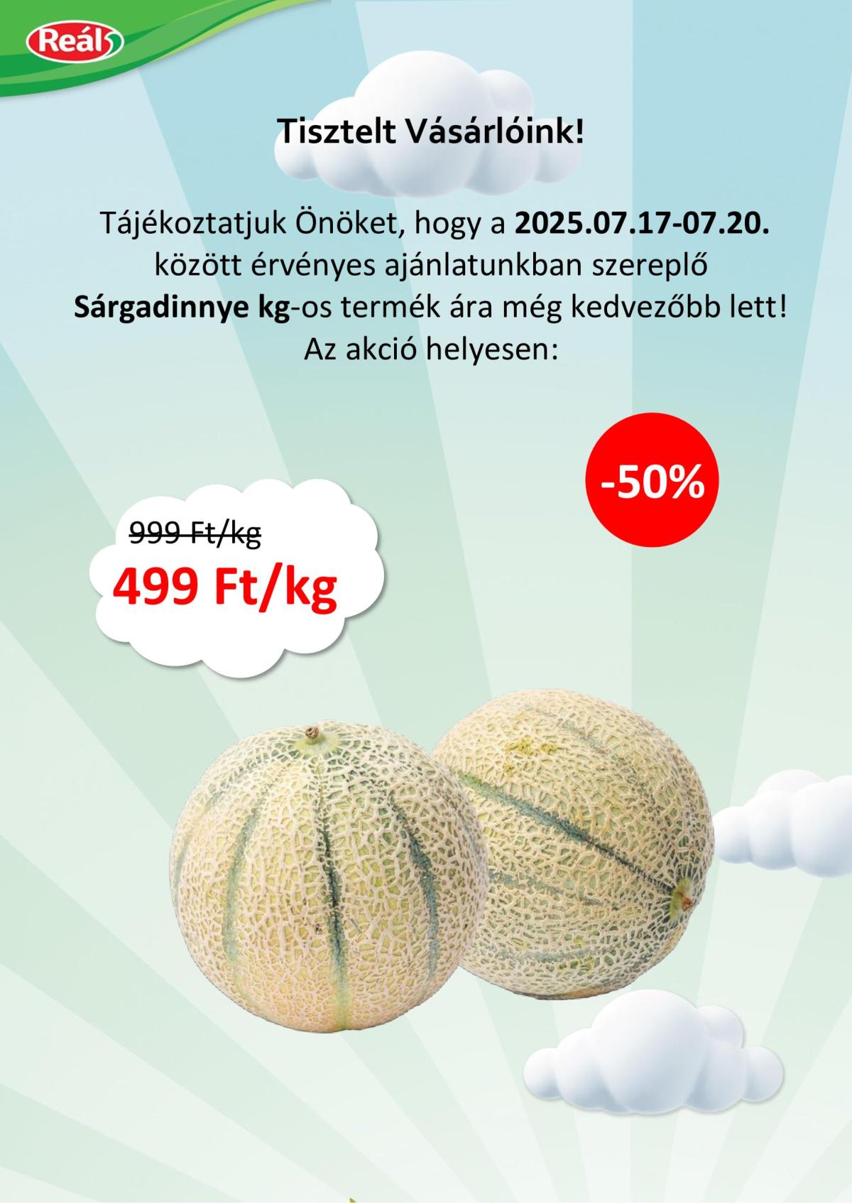 Reál - Pest akciós újság, érvényes 07.17. - 07.20.