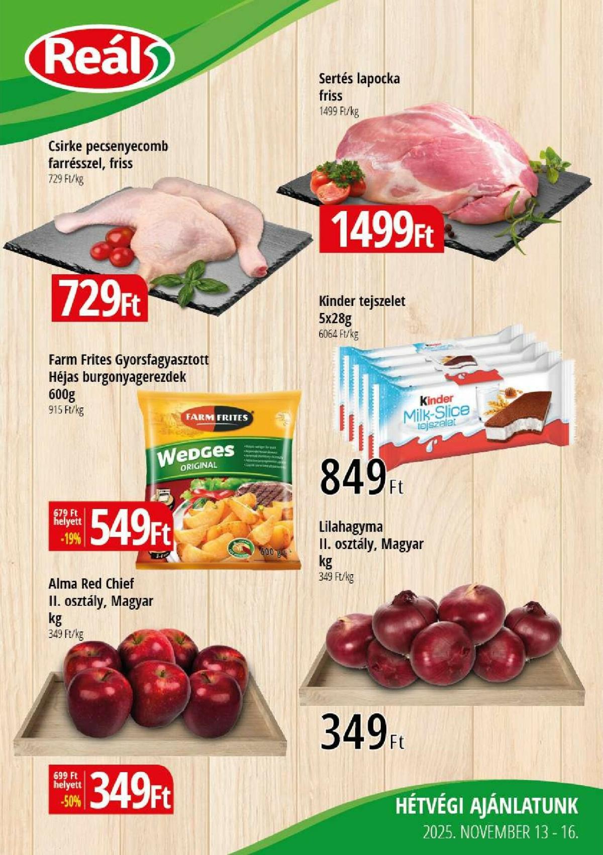 Reál - Kelet-Alfi-Ker akciós újság, érvényes 11.13. - 11.16.