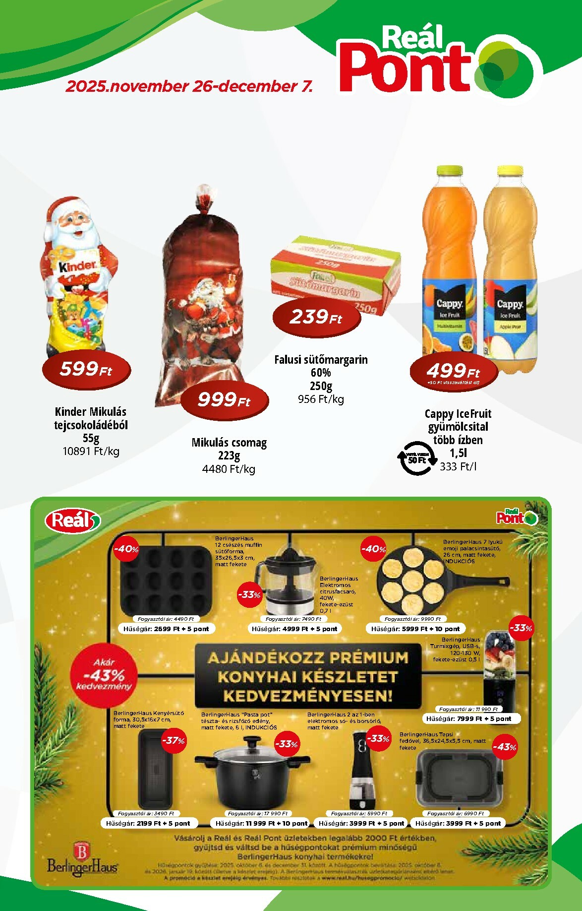 Reál - Pont Újság akciós újság, érvényes 11.26. - 12.07.