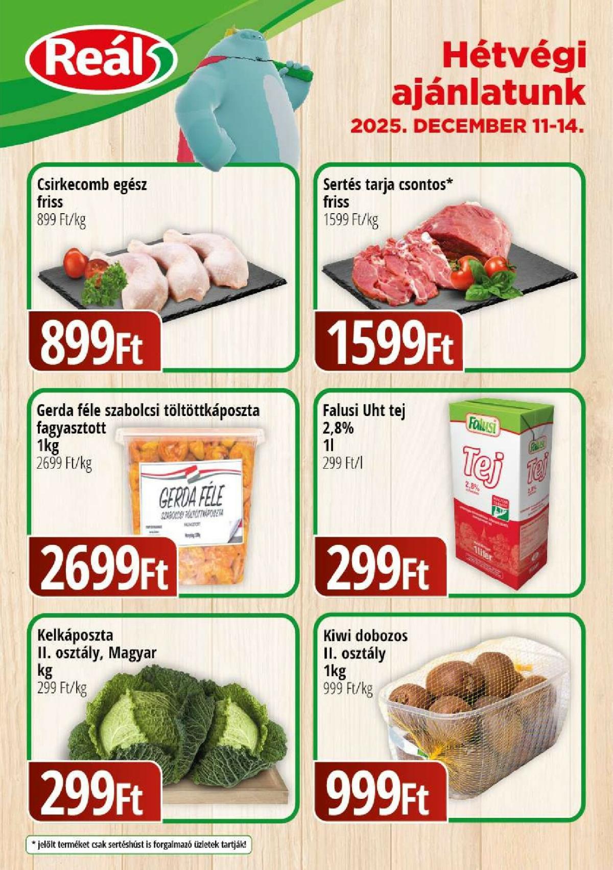 Reál - Kelet Magyarország akciós újság, érvényes 12.11. - 12.14.