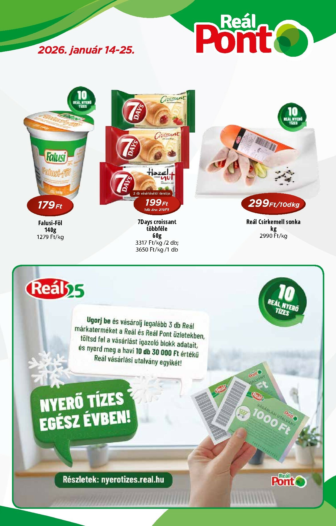 Reál - Pont akciós újság, érvényes 01.14. - 01.25.