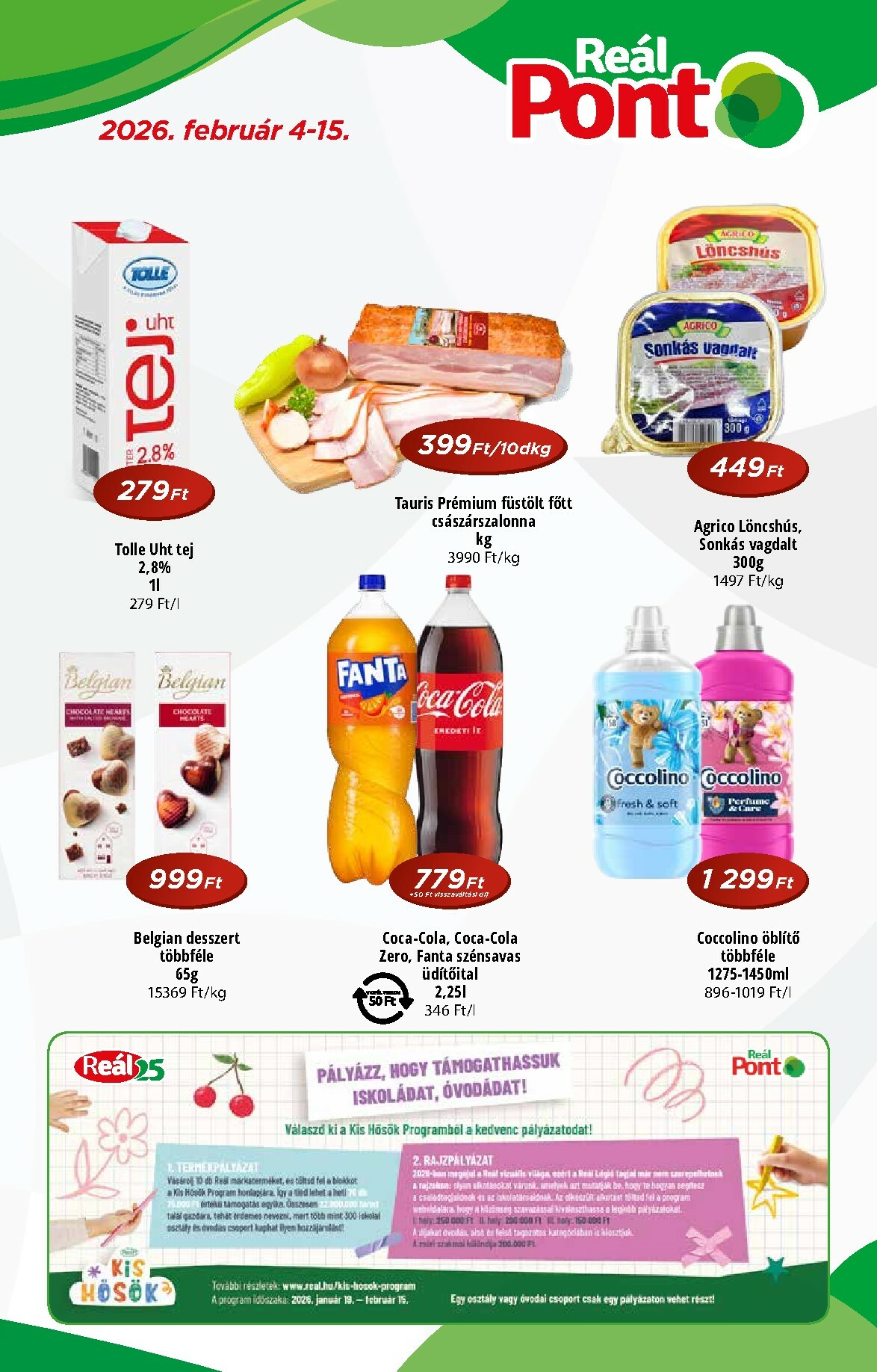 Reál - Pont akciós újság, érvényes 2026.02.04. - 2026.02.15.