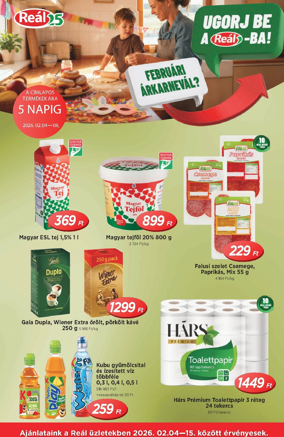 Reál - Országos Ajánlatok akciós újság, érvényes 2026.02.04. - 2026.02.15.