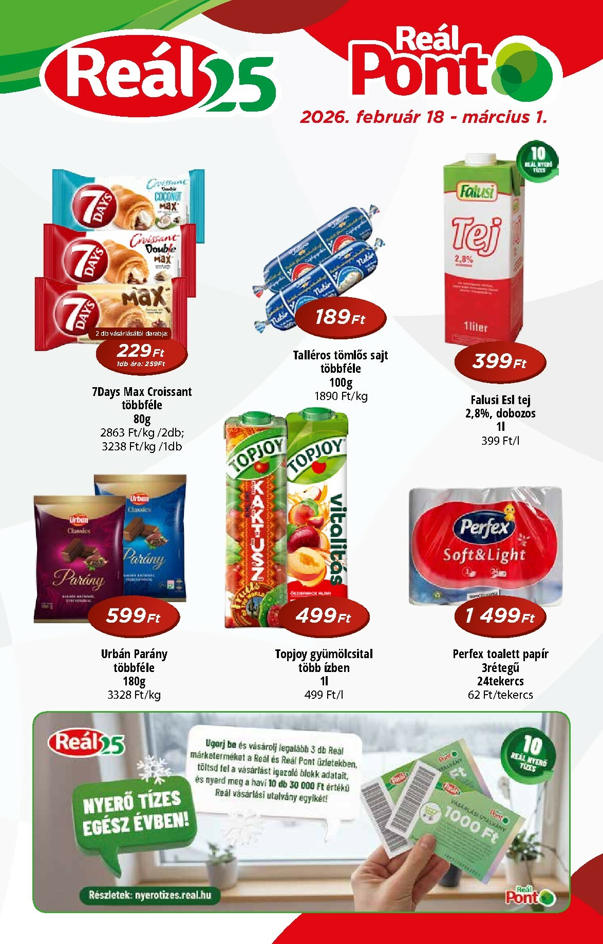 Reál - Pont Újság akciós újság, érvényes 2026.02.18. - 2026.03.01.