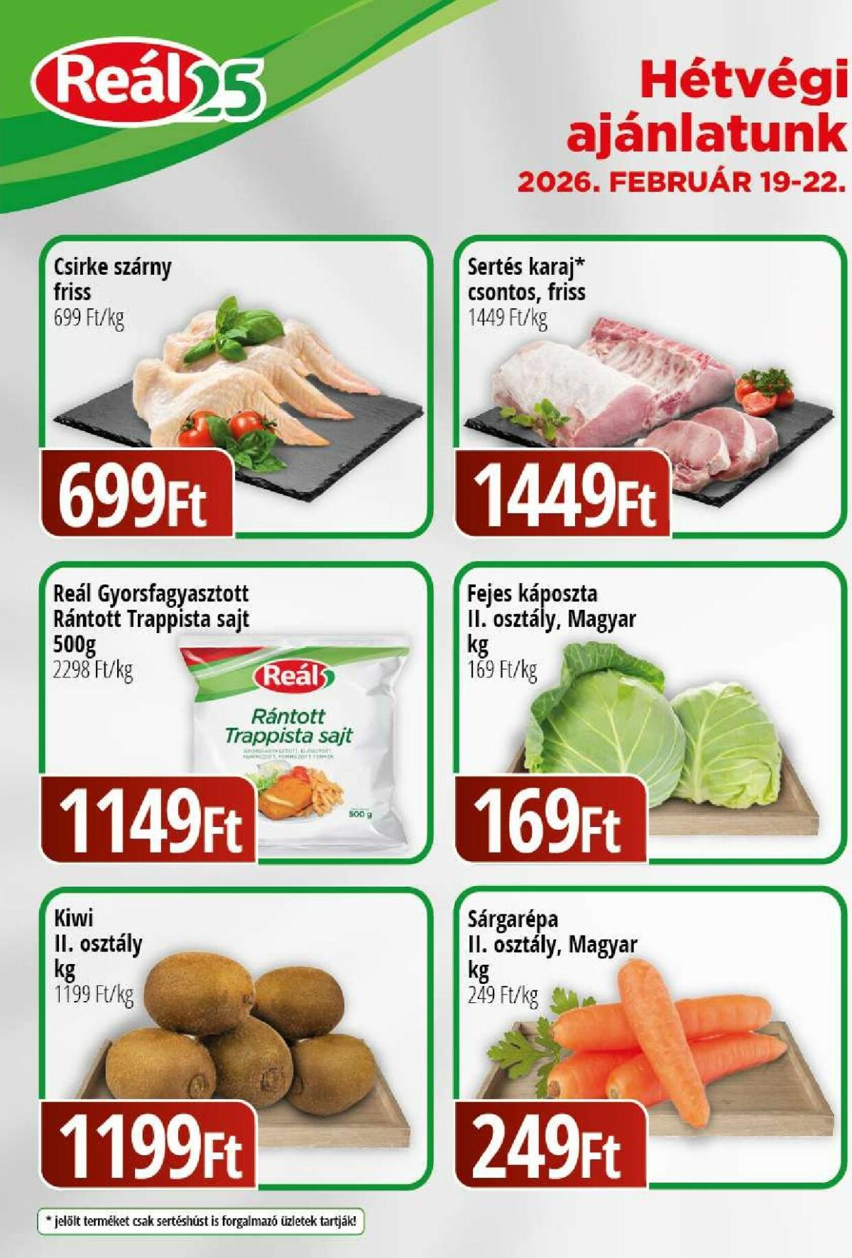 Reál - Pest akciós újság, érvényes 2026.02.19. - 2026.02.22.