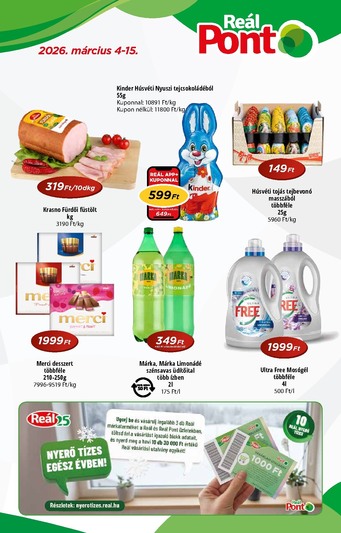 Reál - Pont akciós újság, érvényes 2026.03.04. - 2026.03.15.
