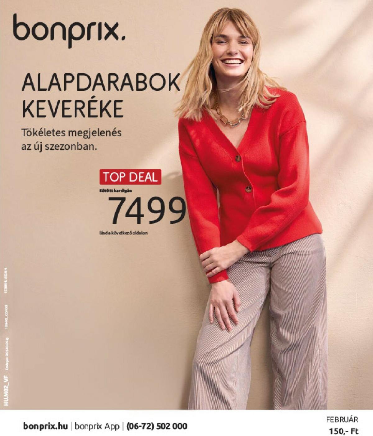 Bonprix akciós újság, érvényes 2026.02.19. - 2026.03.09.