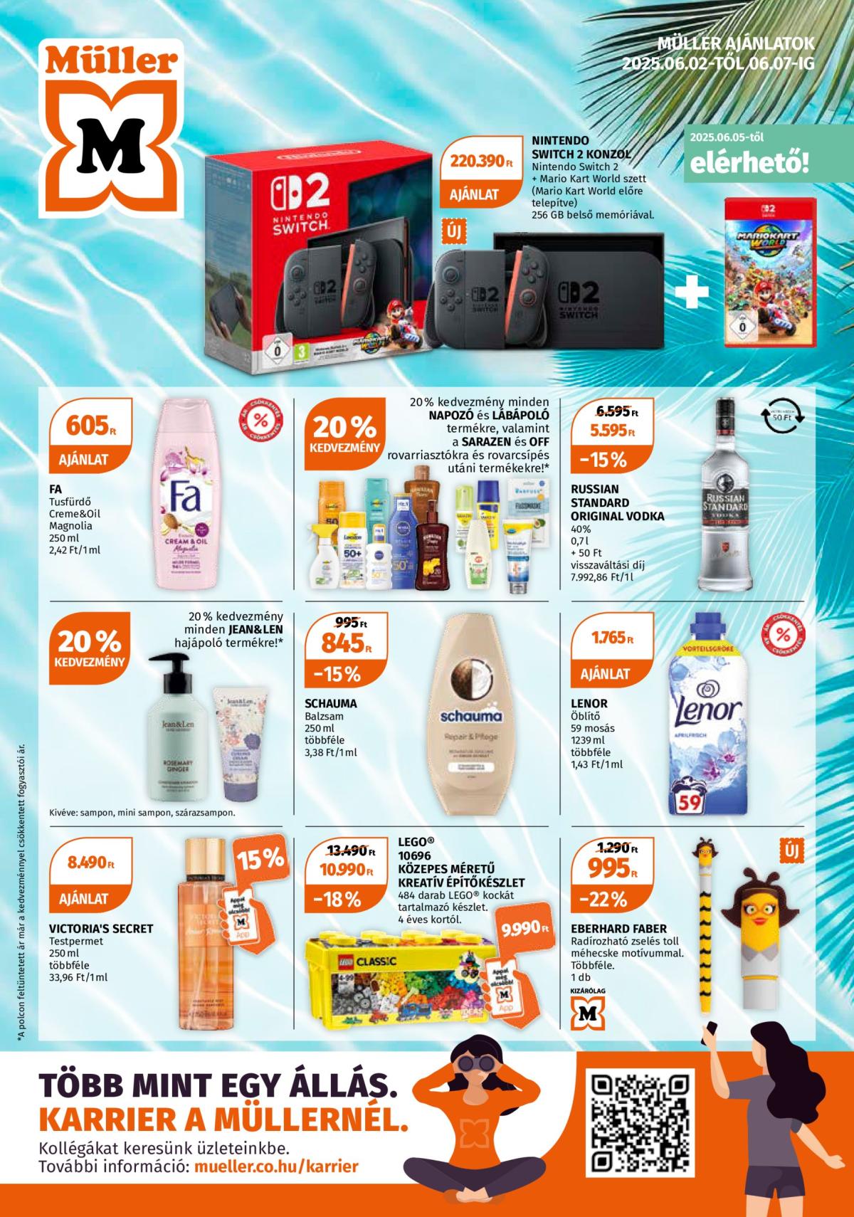 Müller akciós újság, érvényes 06.02. - 06.07.