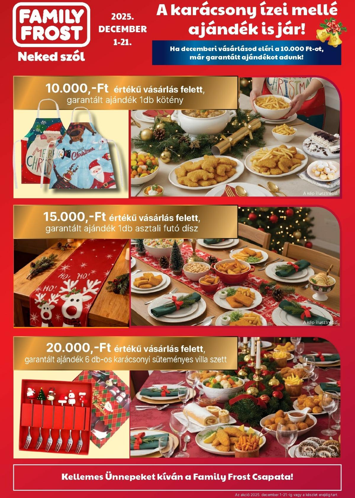 Family Frost akciós újság, érvényes 12.01. - 12.21.